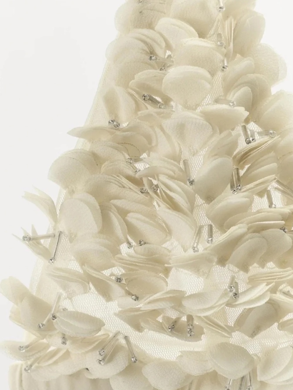 Zara Cream Ruffle Triangle Bralette - Picture 3 of 7